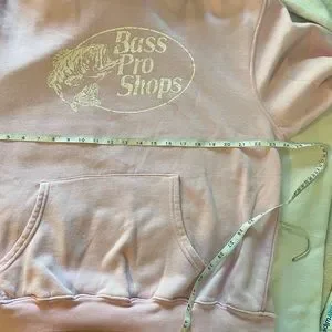 Sweaters Bass Pro Shops Light Pink Womens Hoodie Sweatshirt Xl